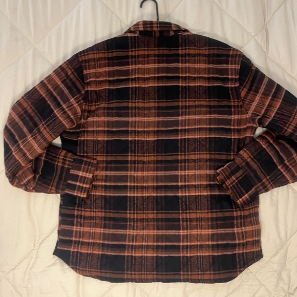 BDG Brown and Black Quilted Jacket - Picture 2 of 4